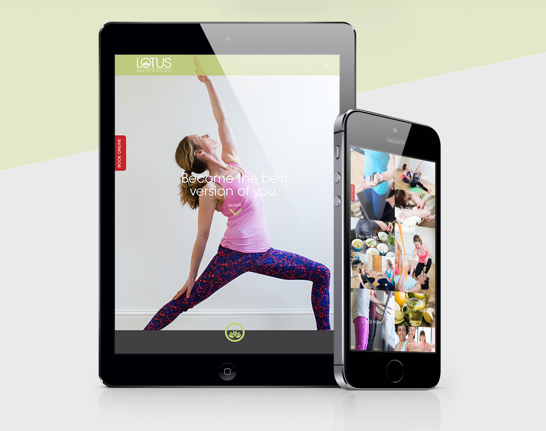 lotus health and fitness designed by pyrus services
