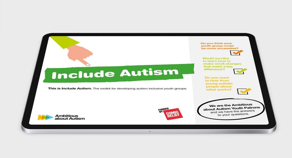 Ambitions about autism Include autism toolkit