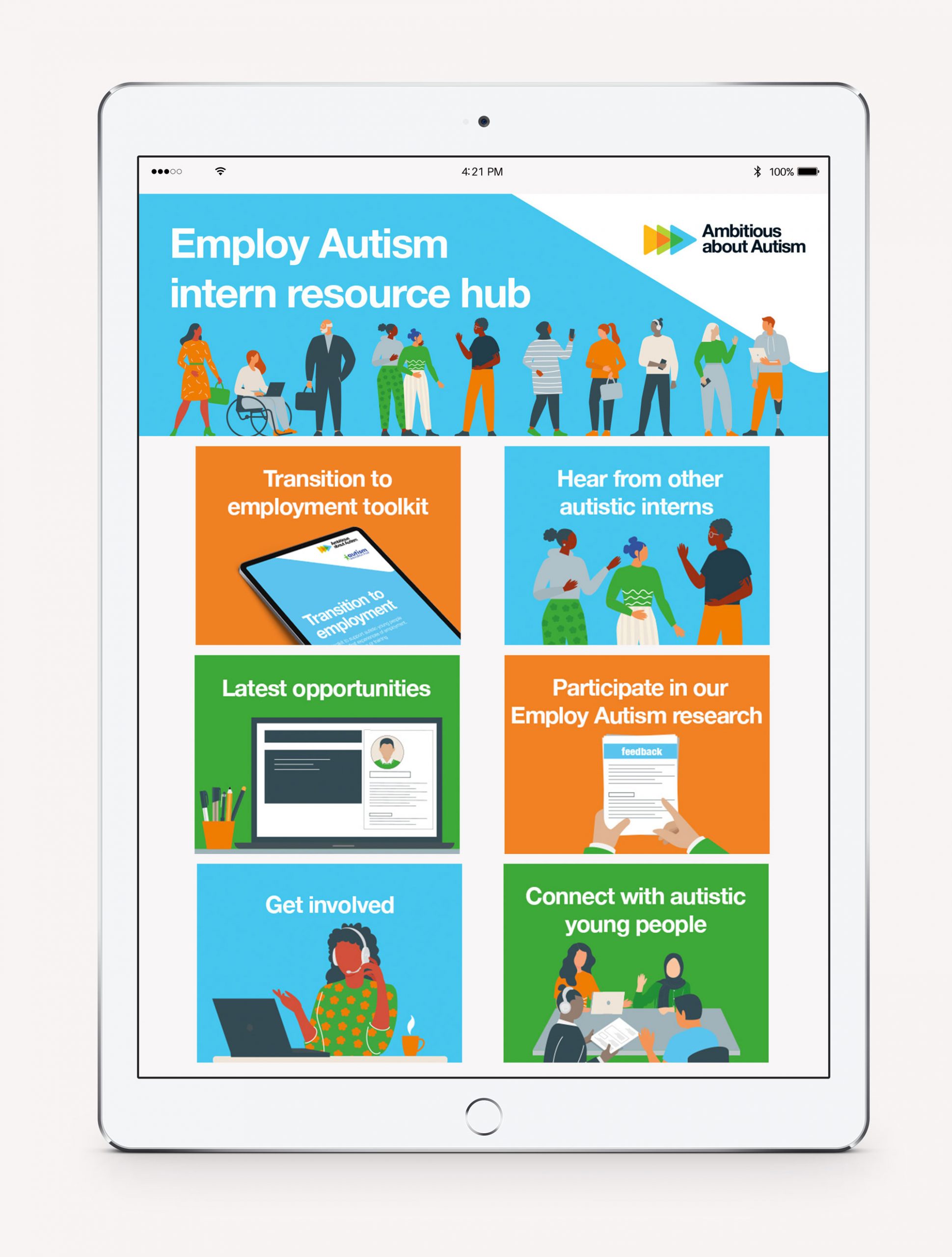 Ambitions about autism Employ Autism intern resources hub